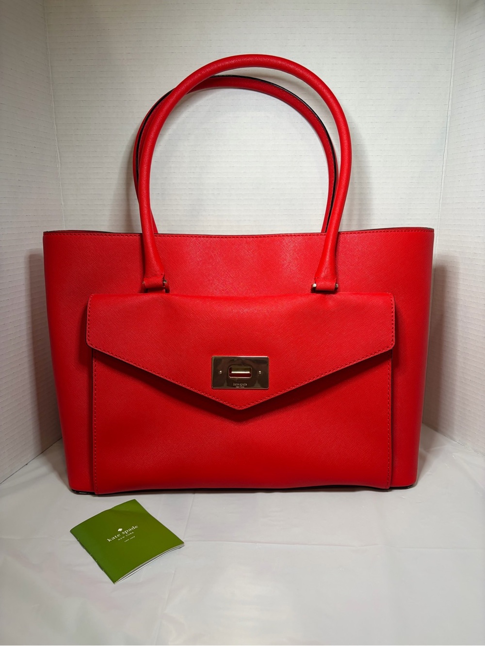 Kate Spade Large Tote in Red Saffiano Leather